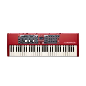 Nord Electro 6D 61 – Sintetizador de 61 Teclas semi-weighted waterfall - Rojo