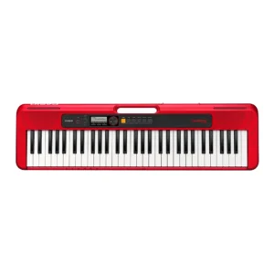 Teclado Portátil Casio Casiotone CT-S200RDC2 de 61 Teclas Rojo